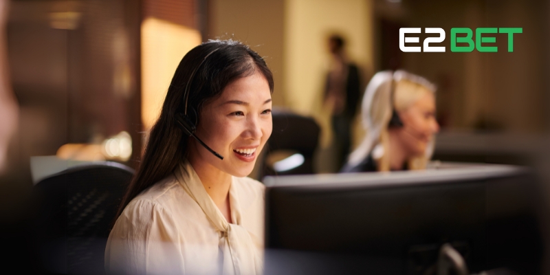 E2BET hỗ trợ cực nhanh qua kênh chat live và email